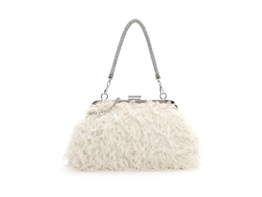 Party bag in soft glitter B779