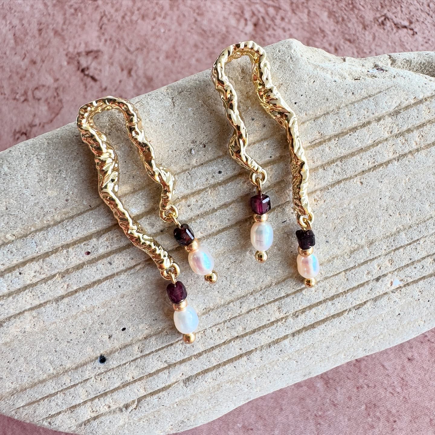 Afria earrings - Gold