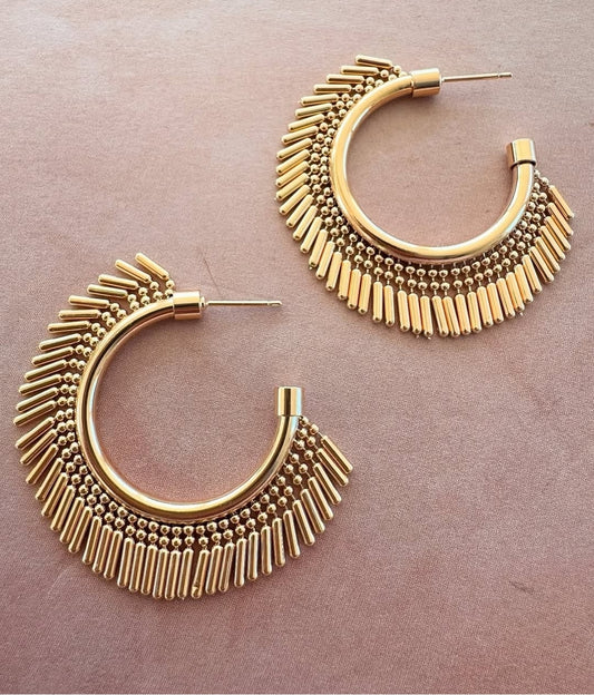 Carmen hoops - Gold