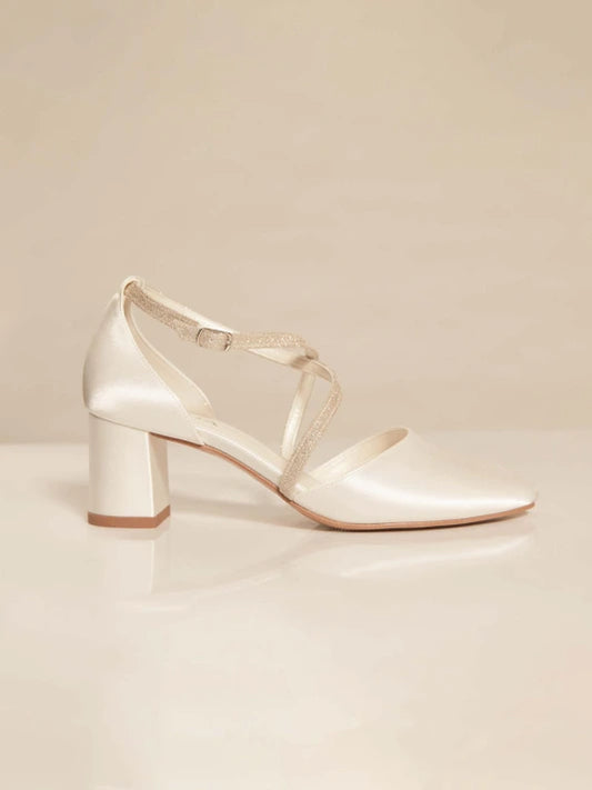 Avalia - Daga Heeled Sandal - Satin