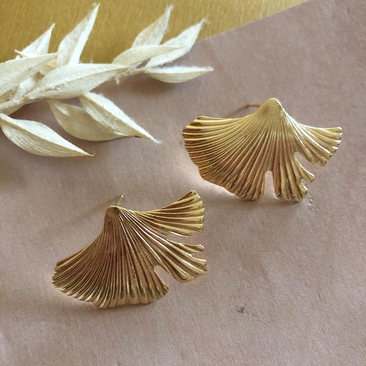Fan earstick - Gold