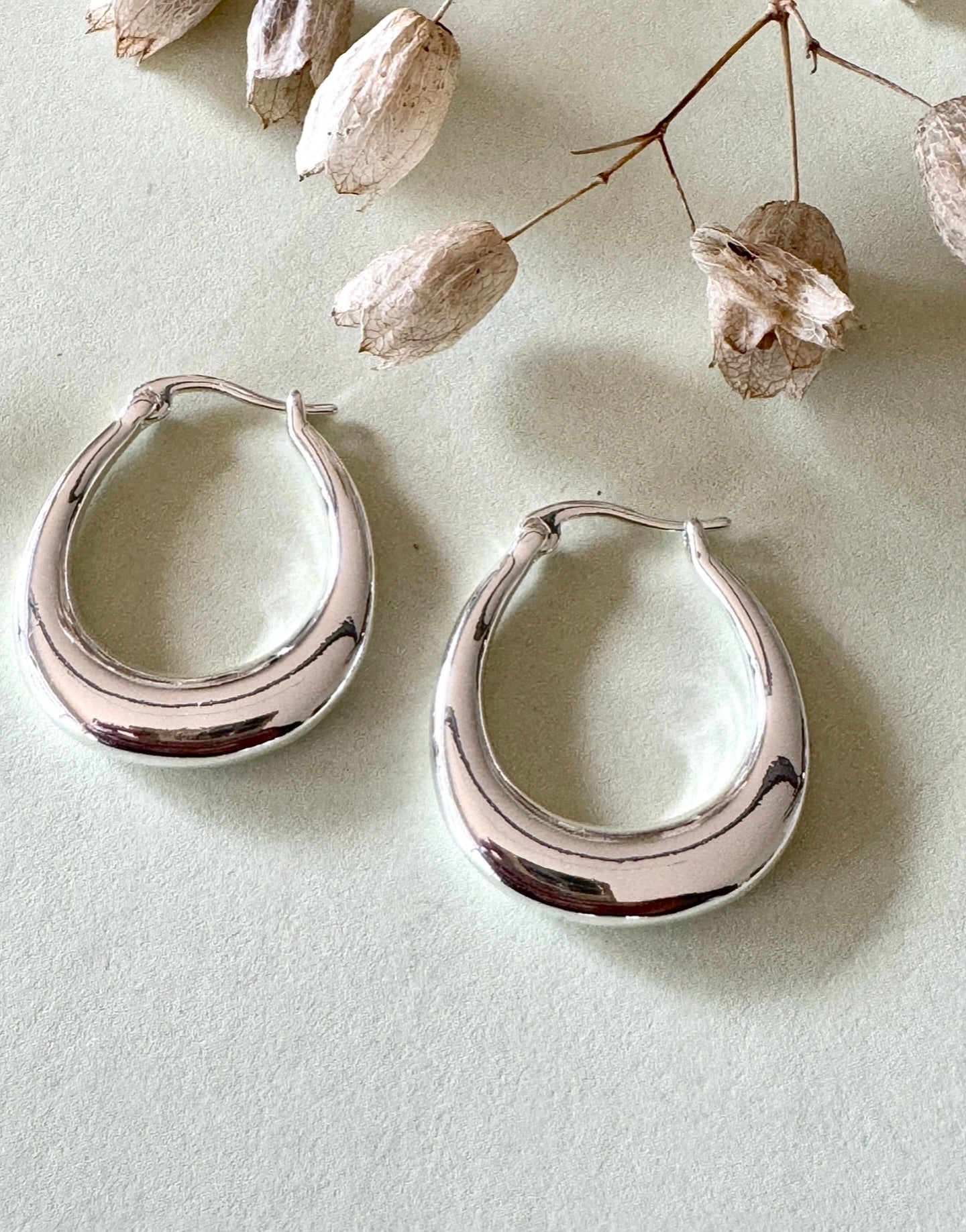 Jenni hoops - Silver