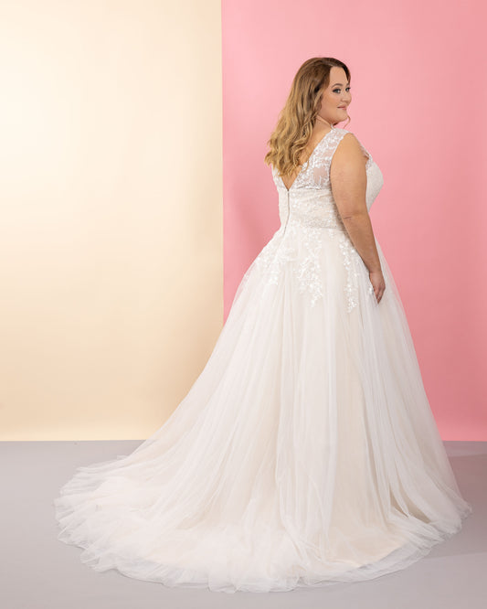 Camilla curvy brudekjole