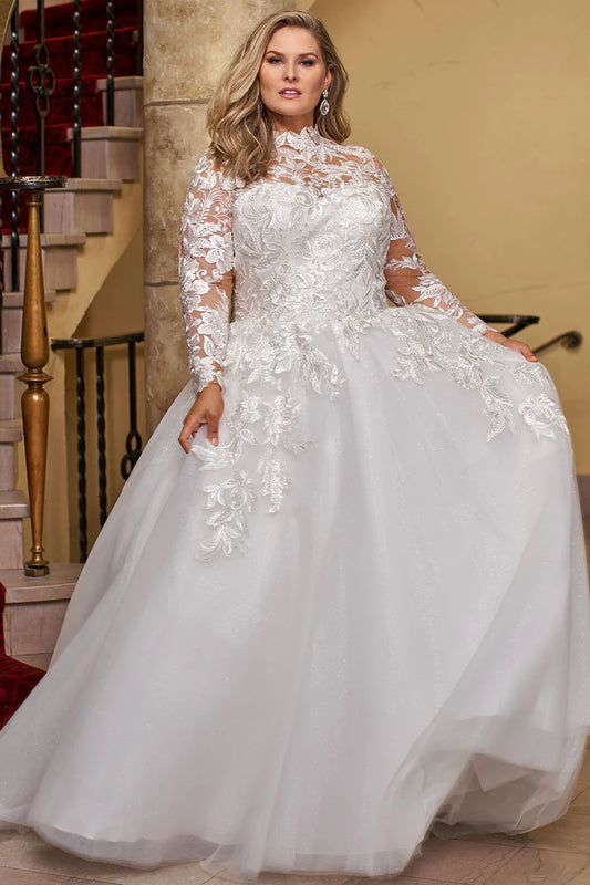 Curvu brudekjole Parker