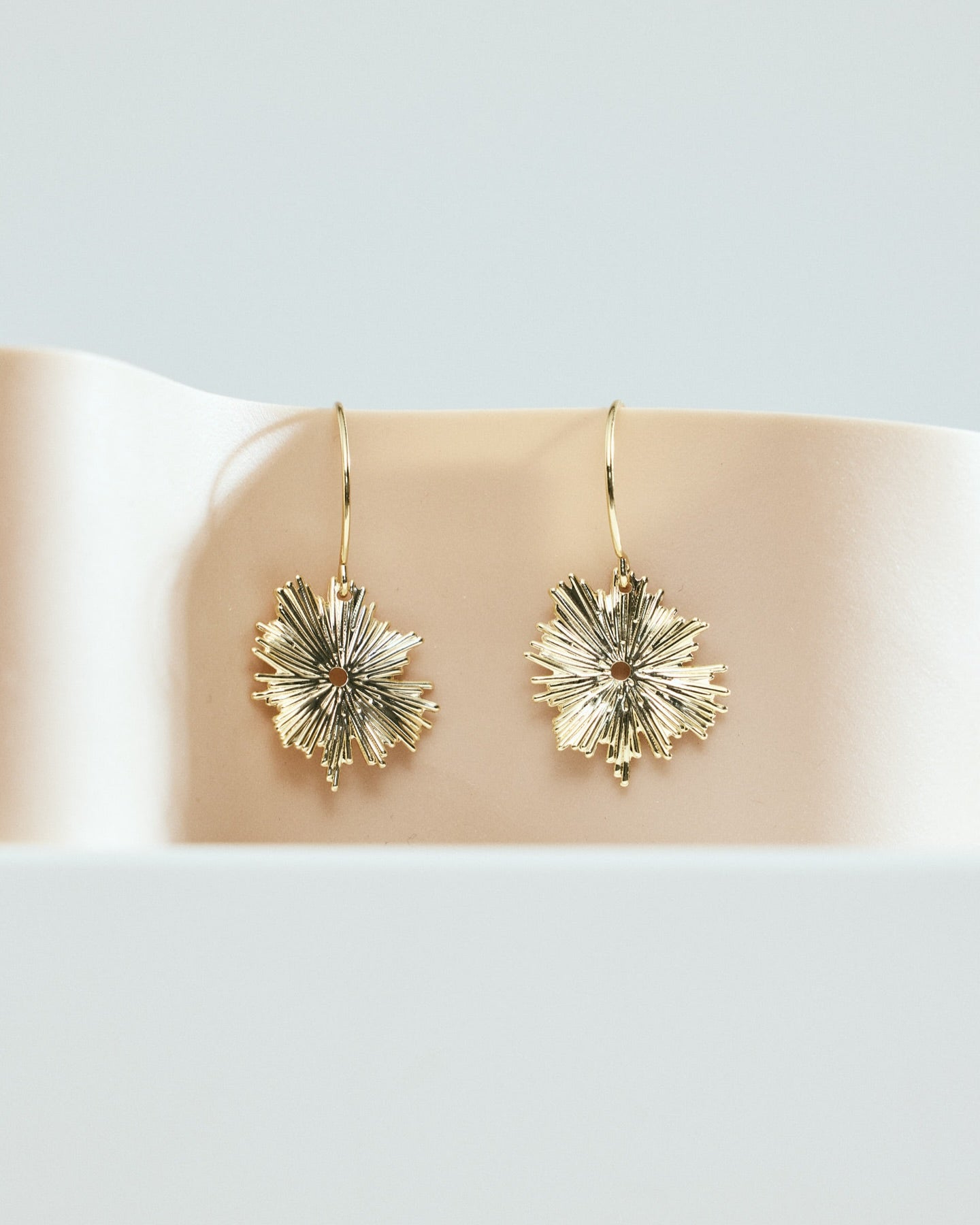 Sun earrings - Gold