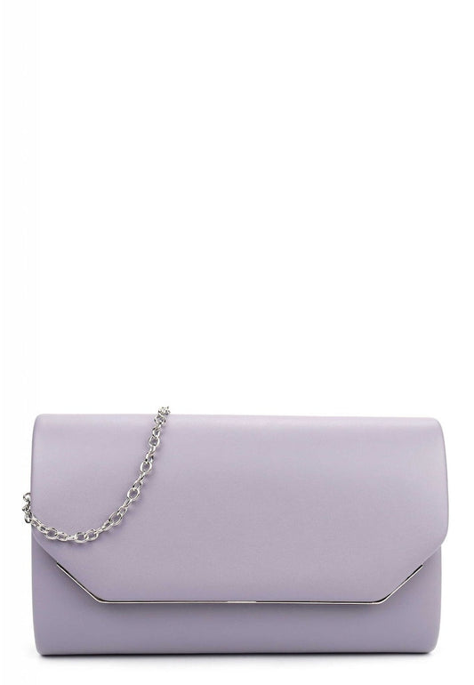 Lavendel farvet festtaske - med rem