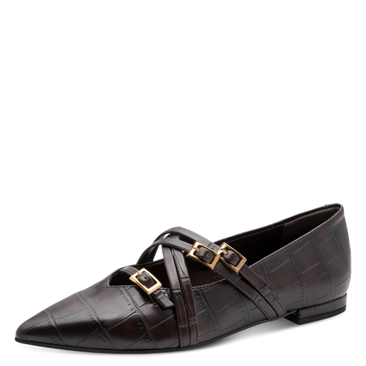Tamaris - 22160 Ballarina - Mocca croco
