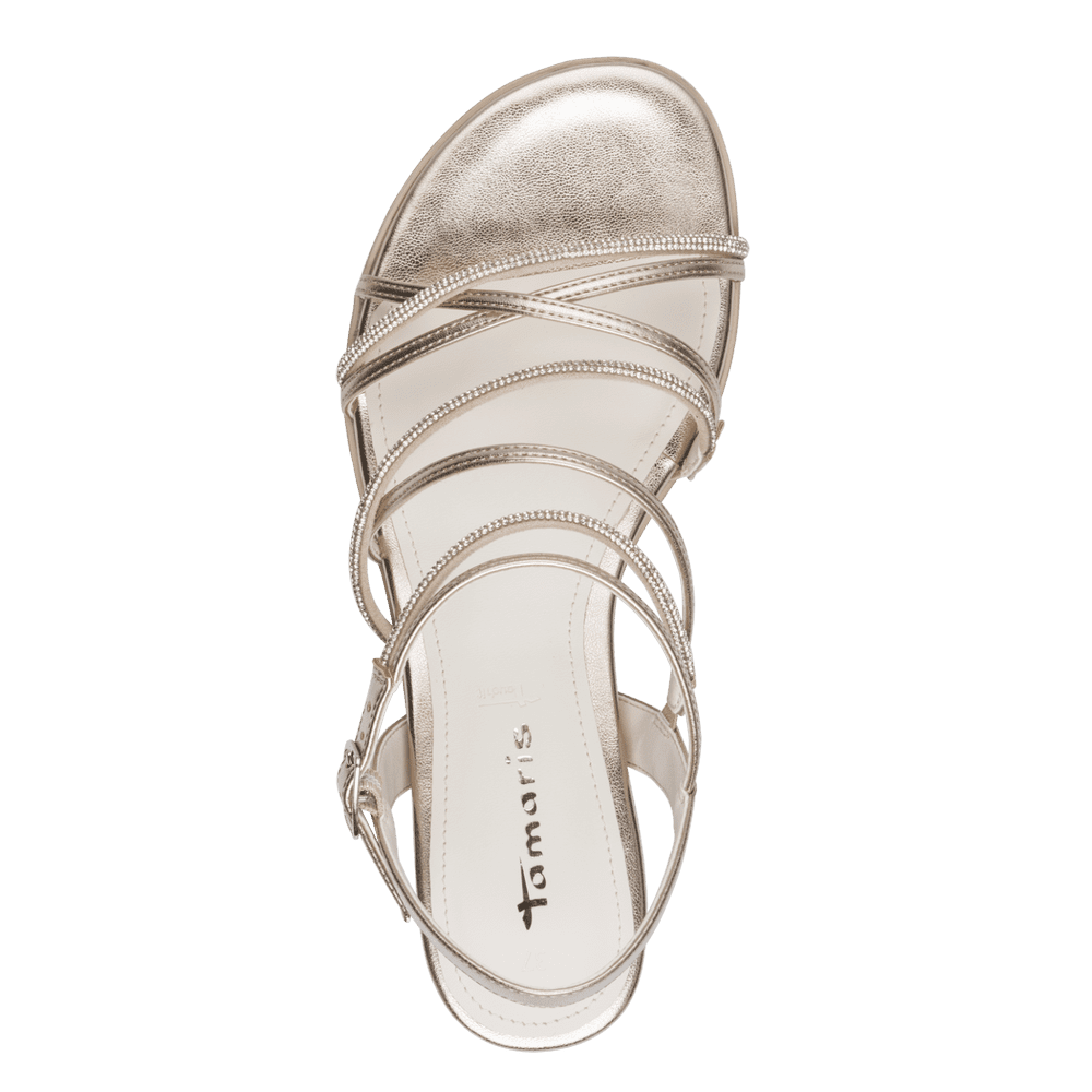 Tamaris - 28103 sandal - Light gold