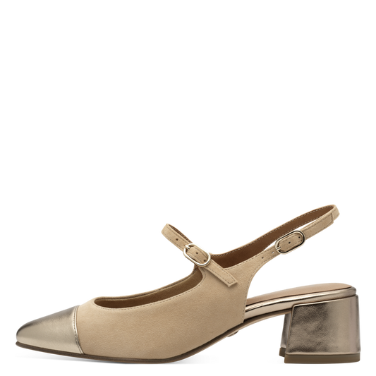 Tamaris - 29630 Pump - Tan suede