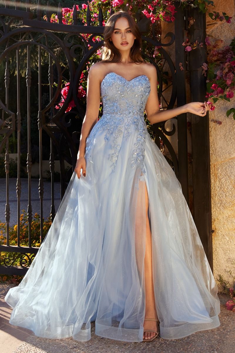 Andrea & Leo A1339 light blue prom dress TP Kjoler Andrea & Leo A1339 light blue prom dress TP Kjoler