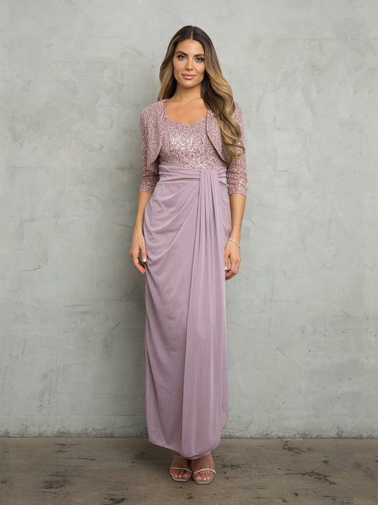 2 delt selskabskjole med bolero 3406