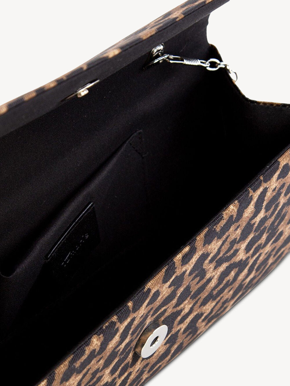 Leopard festtaske - Skrå klap - med rem