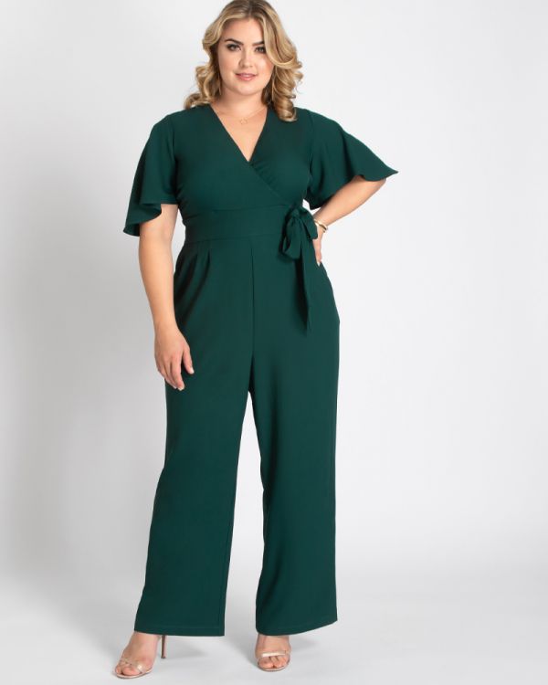 Plus size buksedragt