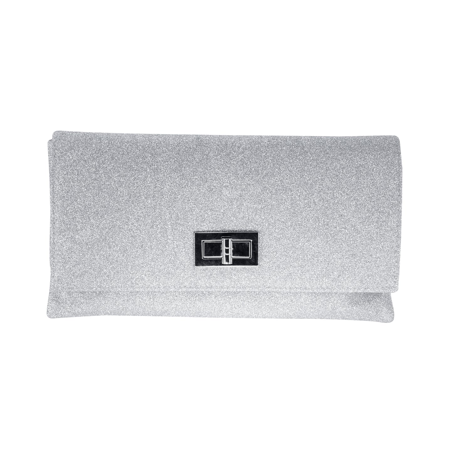 Sølv glitter festtaske/clutch - Benjamin Walk - B905