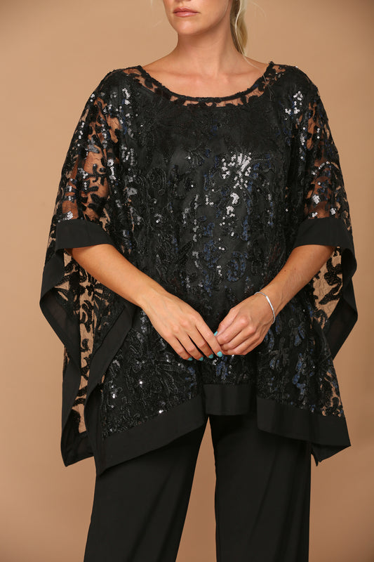 Sort todelt buksesæt