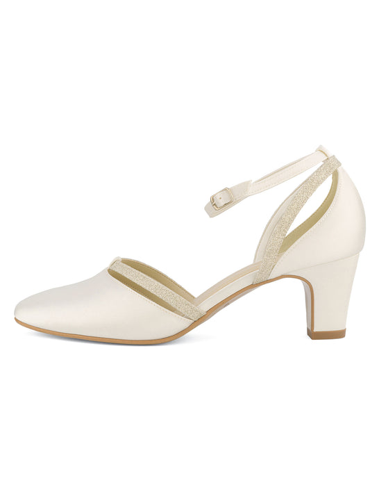 Avalia - Luna Heeled Sandal - White