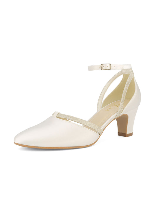 Avalia - Luna Heeled Sandal - White