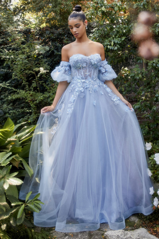 Andrea & Leo floral ball gown