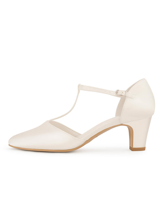 Avalia - Aura Heeled Sandal - White