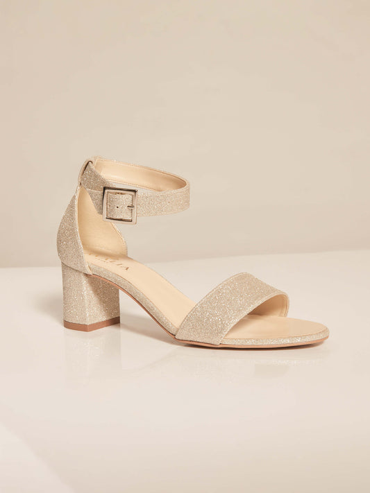 Avalia - Carrie Heeled Sandal - Gold