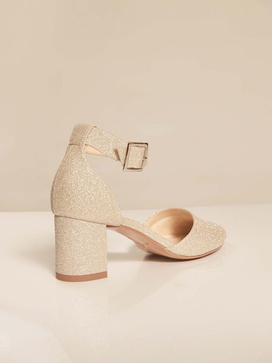 Avalia - Vera S. Heeled Sandal - Glitter