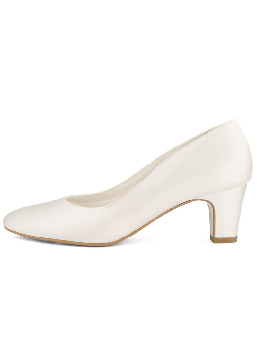Avalia - Grace Pumps - White