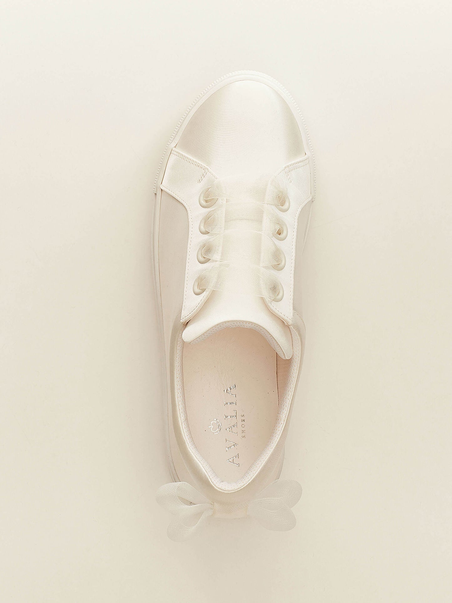 Wedding shoes sneakers satin