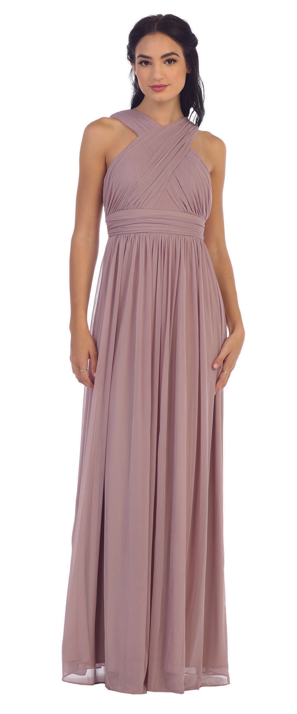 Cross over festkjole