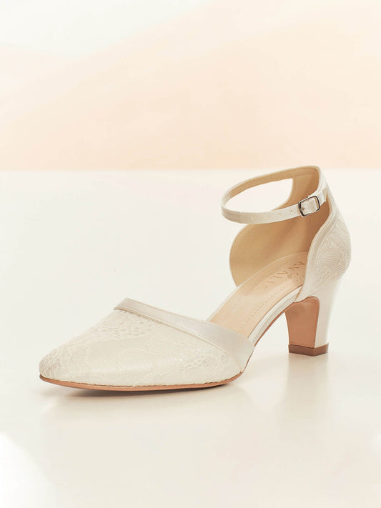 Avalia - Kati Heeled Sandal - White