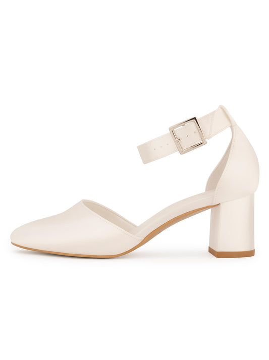 Avalia - Vera Heeled Sandal - White