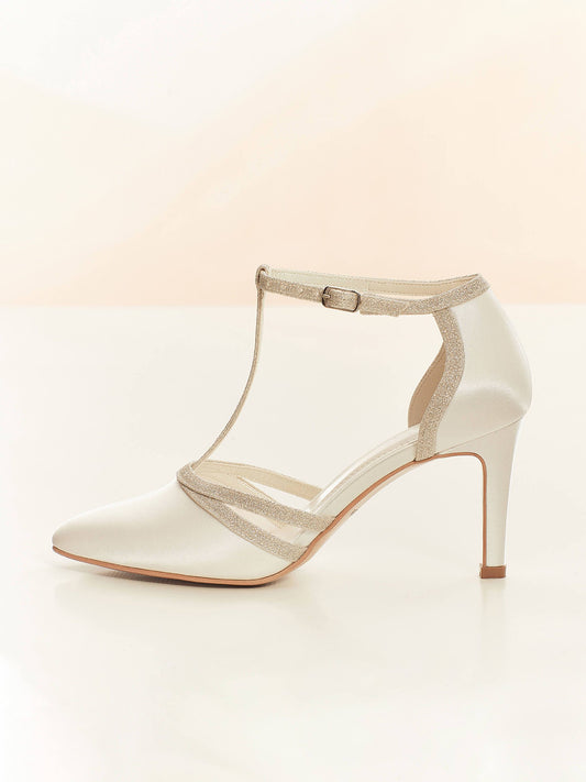 Avalia - Wilma Heeled Sandal - White