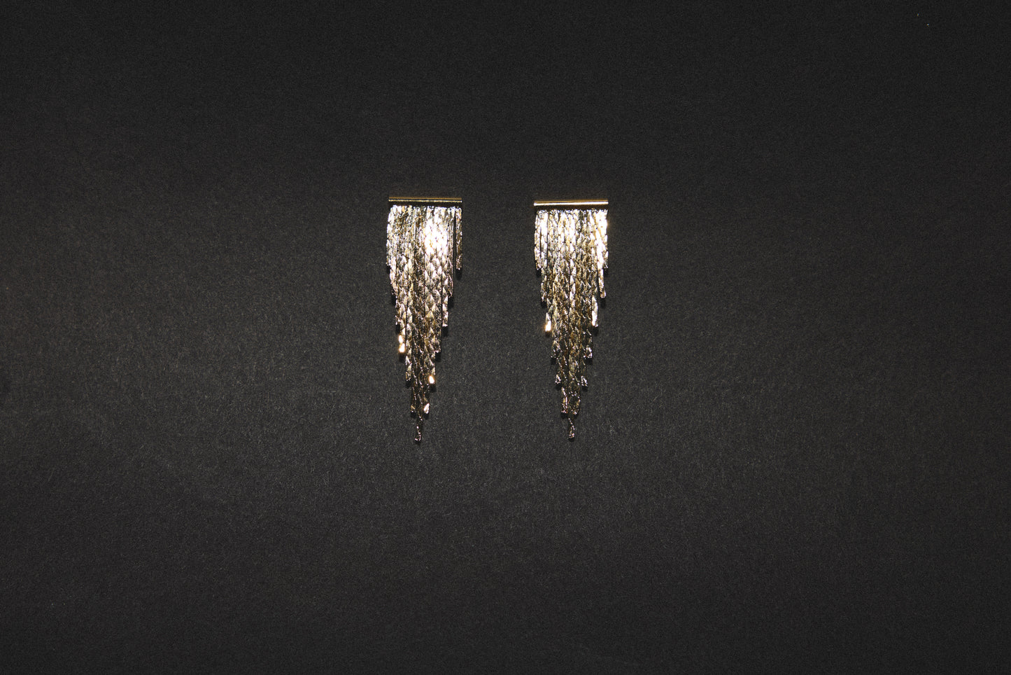 Party straight earrings - Gold