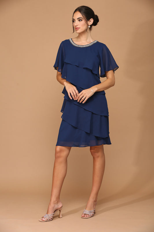 Knælang festkjole 3361