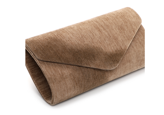 Taupe festtaske - Pillow - med rem