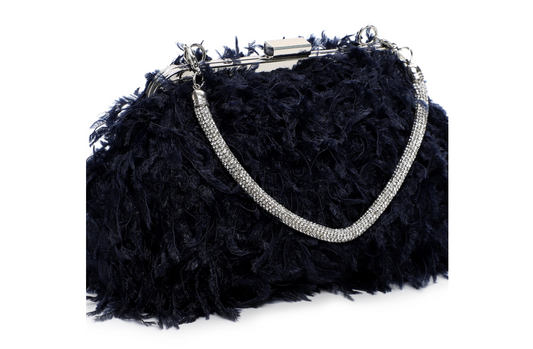 Party bag in soft glitter B779 