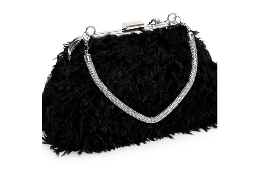 Party bag in soft glitter B779 