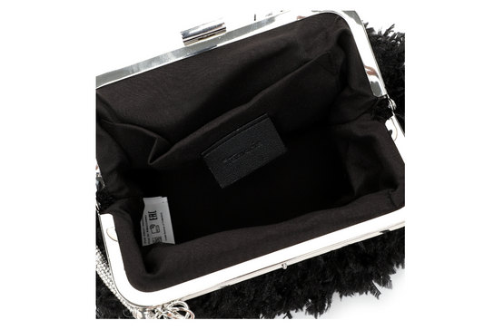 Party bag in soft glitter B779 