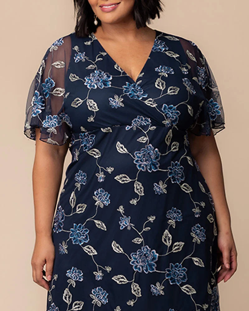 Plus size festkjole Sonnet