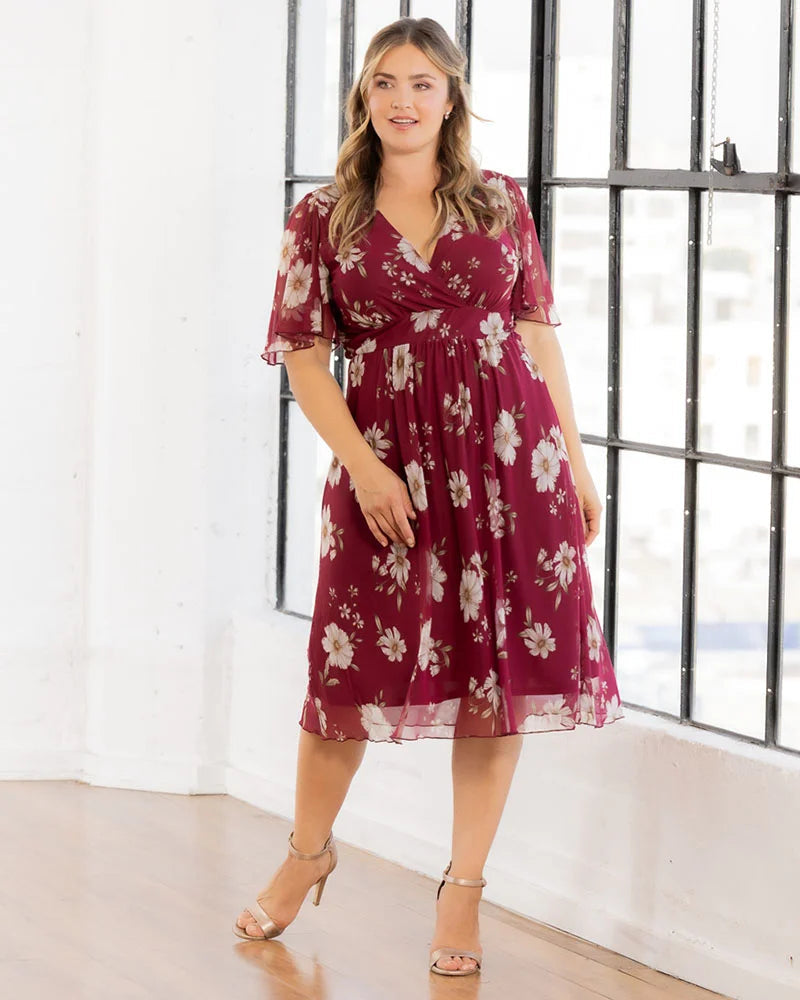 Margot plus size festkjole