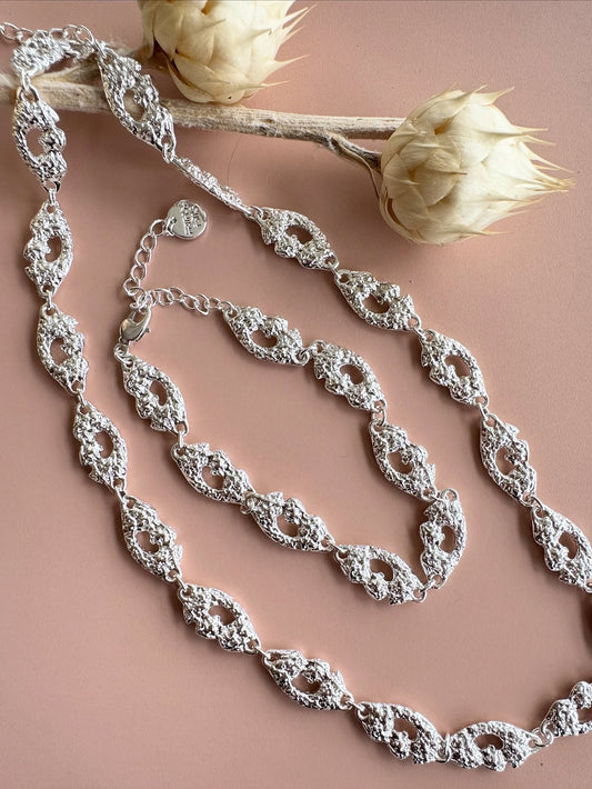 Bali necklace -  Silver