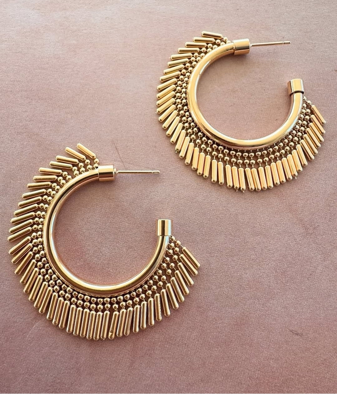 Carmen hoops - Gold