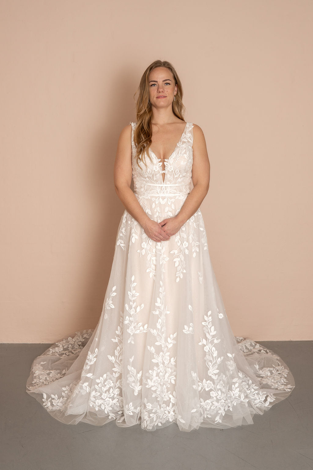 Brudekjole Arenella med glitter