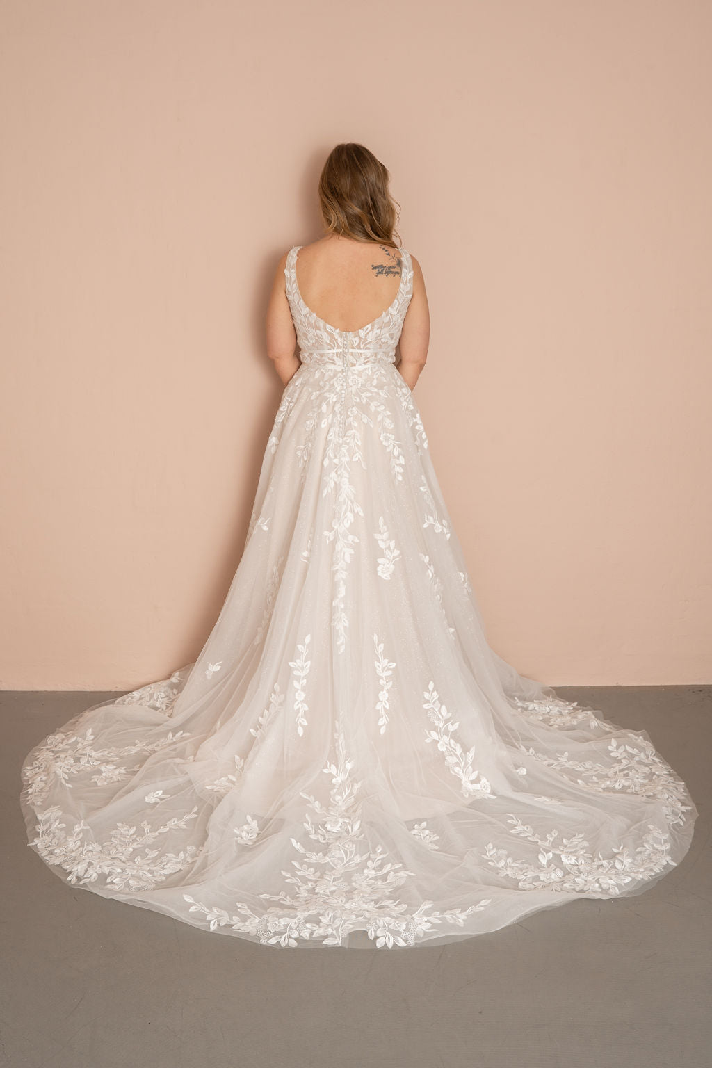 Brudekjole Arenella med glitter