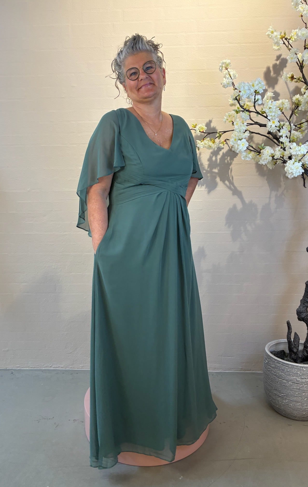 Lang festkjole 3536