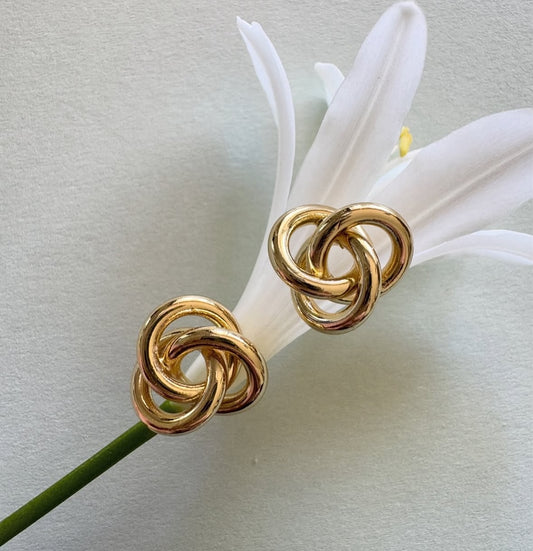 Knot earstick - Gold large