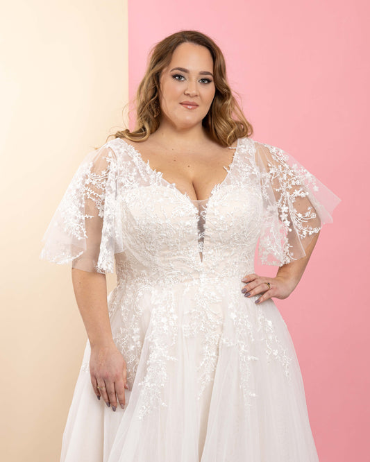 Camilla curvy brudekjole