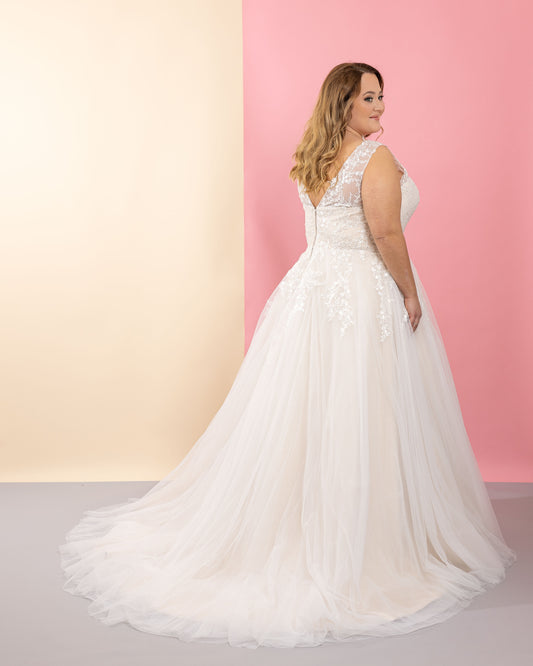 Camilla curvy brudekjole