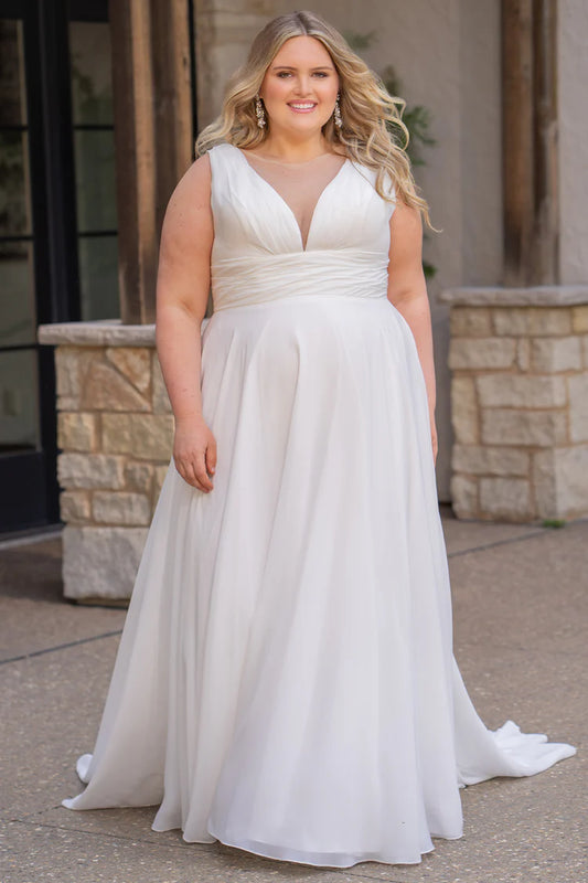 Curvy brudekjole Hattie