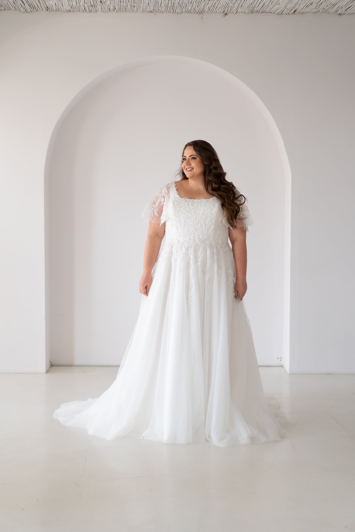 Vivian curvy brudekjole