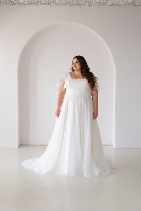 Vivian curvy brudekjole